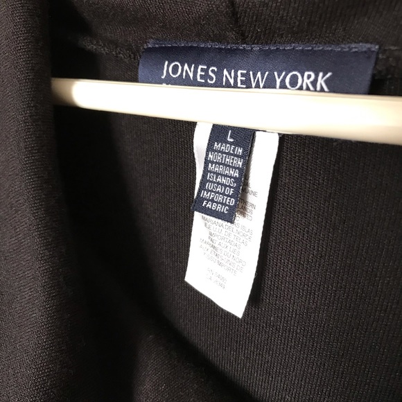 Jones New York. Black cowl neck. Women’s size large. - Picture 6 of 6